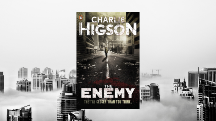 Charlie Higson The Enemy book cover - interview for Hampshire Libraries Love Your Library podcast